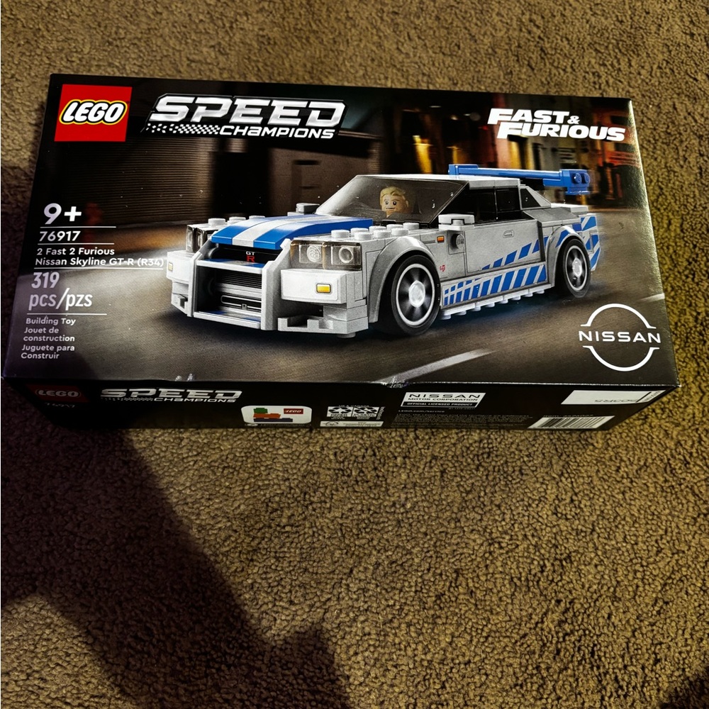 LEGO Speed Champions Nissan Skyline GT-R (R34) Building Toy